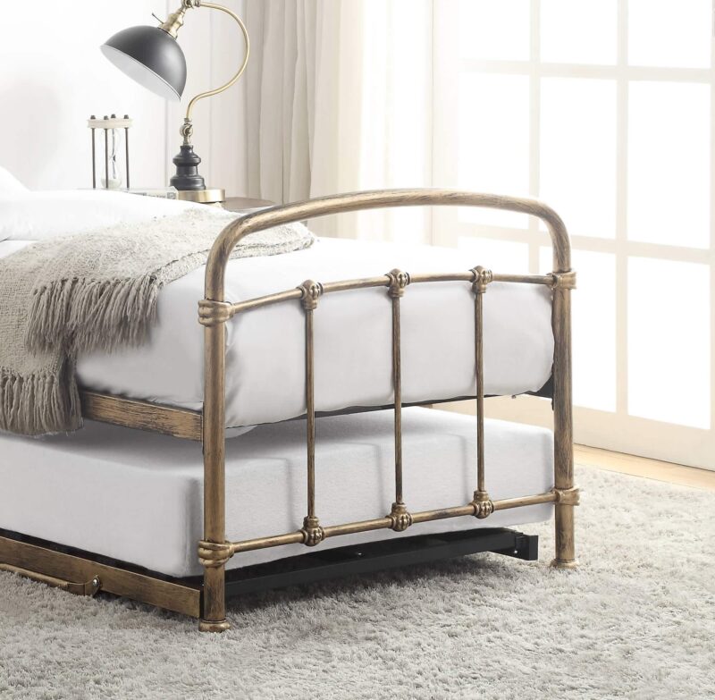 Flintshire Furniture Mostyn Guest Bed Antique Bronze The Home and Office Stores