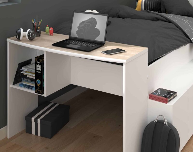 Parisot Cleo Cabin Bed with Desk The Home and Office Stores