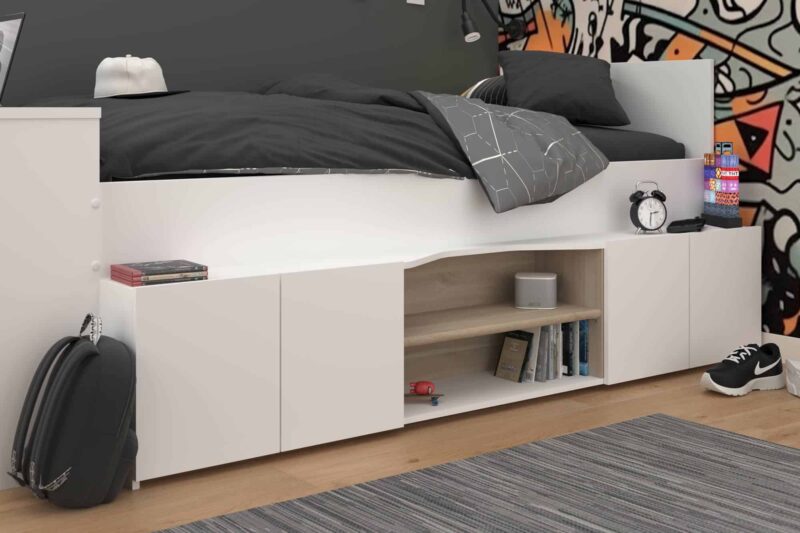 Parisot Cleo Cabin Bed with Desk The Home and Office Stores
