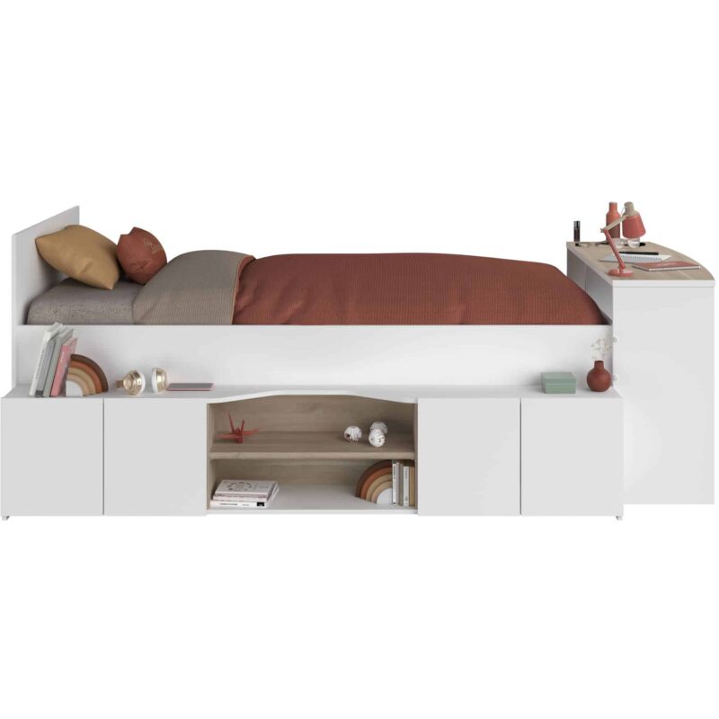 Parisot Cleo Cabin Bed with Desk The Home and Office Stores