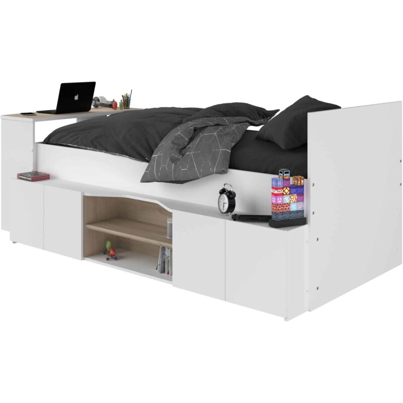 Parisot Cleo Cabin Bed with Desk The Home and Office Stores