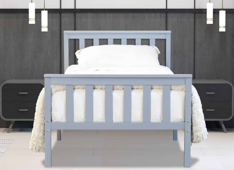 Flintshire Furniture Marnel Grey Wooden Bed The Home and Office Stores