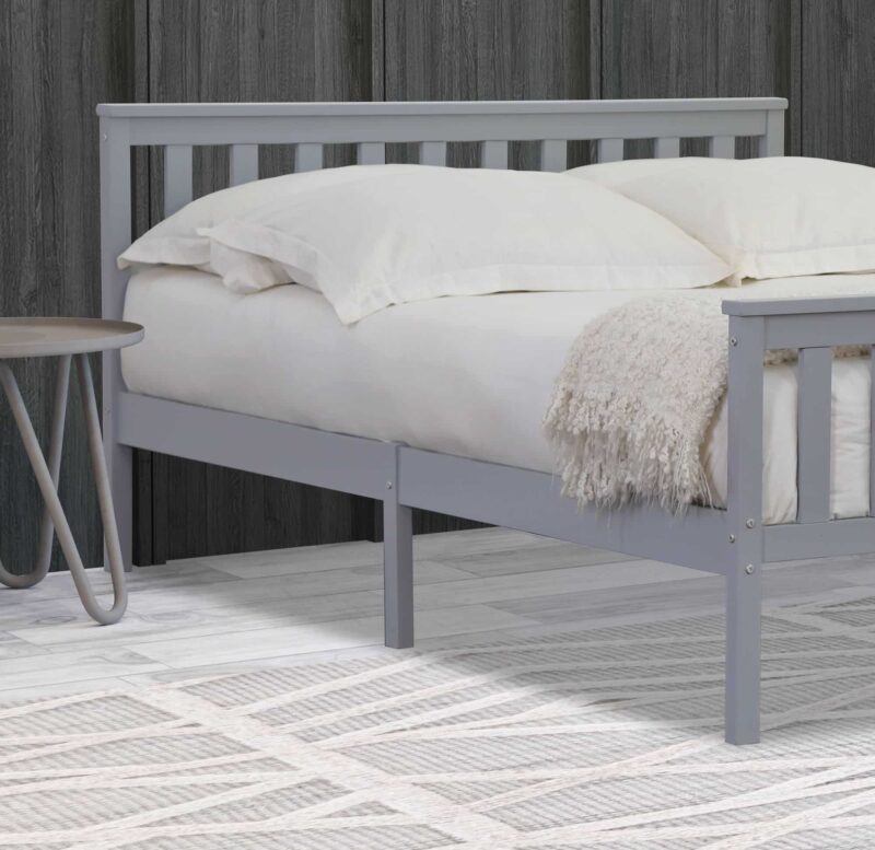 Flintshire Furniture Marnel Grey Wooden Bed The Home and Office Stores
