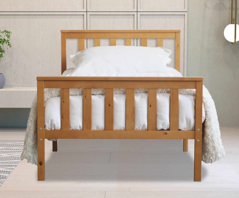 Flintshire Furniture Marnel Oak Wooden Bed The Home and Office Stores