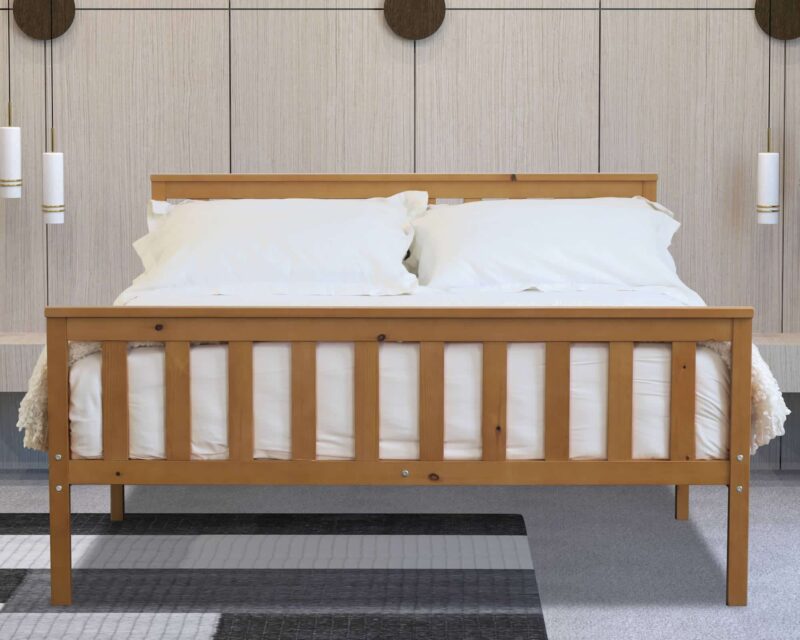 Flintshire Furniture Marnel Oak Wooden Bed The Home and Office Stores