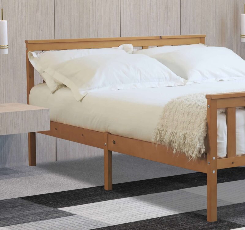 Flintshire Furniture Marnel Oak Wooden Bed The Home and Office Stores
