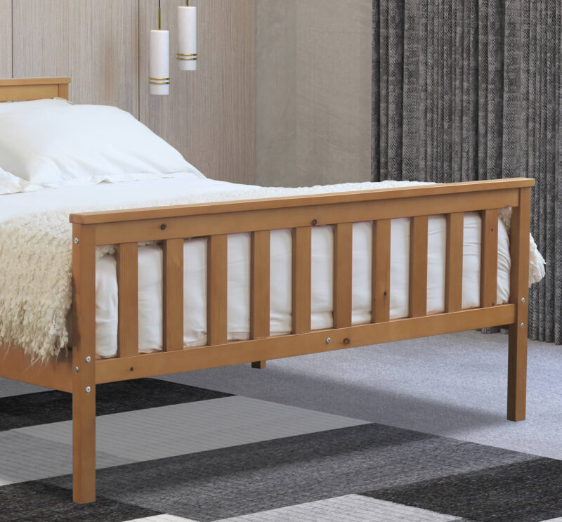 Flintshire Furniture Marnel Oak Wooden Bed The Home and Office Stores