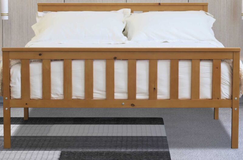 Flintshire Furniture Marnel Oak Wooden Bed The Home and Office Stores