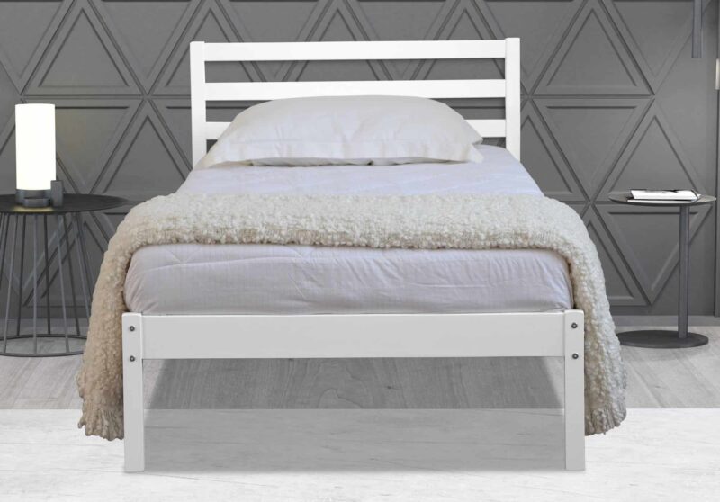 Flintshire Furniture Maxwell White Wooden Bed The Home and Office Stores
