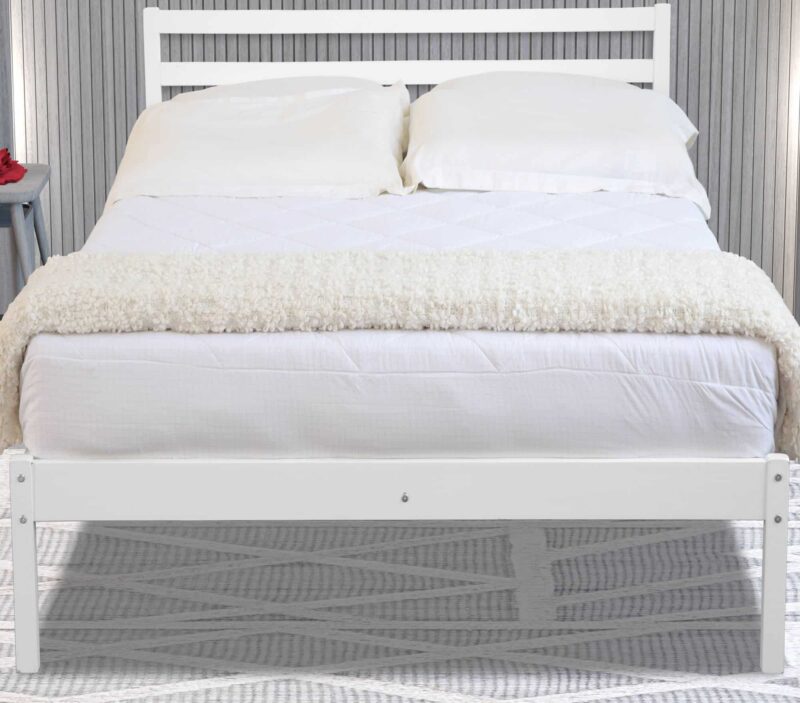 Flintshire Furniture Maxwell White Wooden Bed The Home and Office Stores