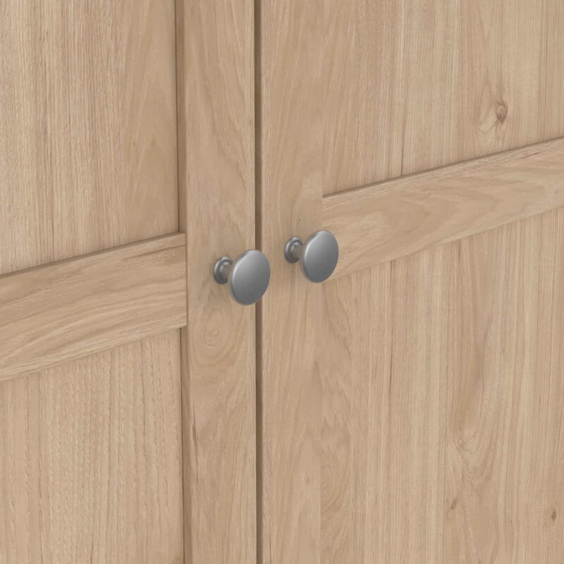 Furniture To Go Brande Oak 2 Door Wardrobe The Home and Office Stores