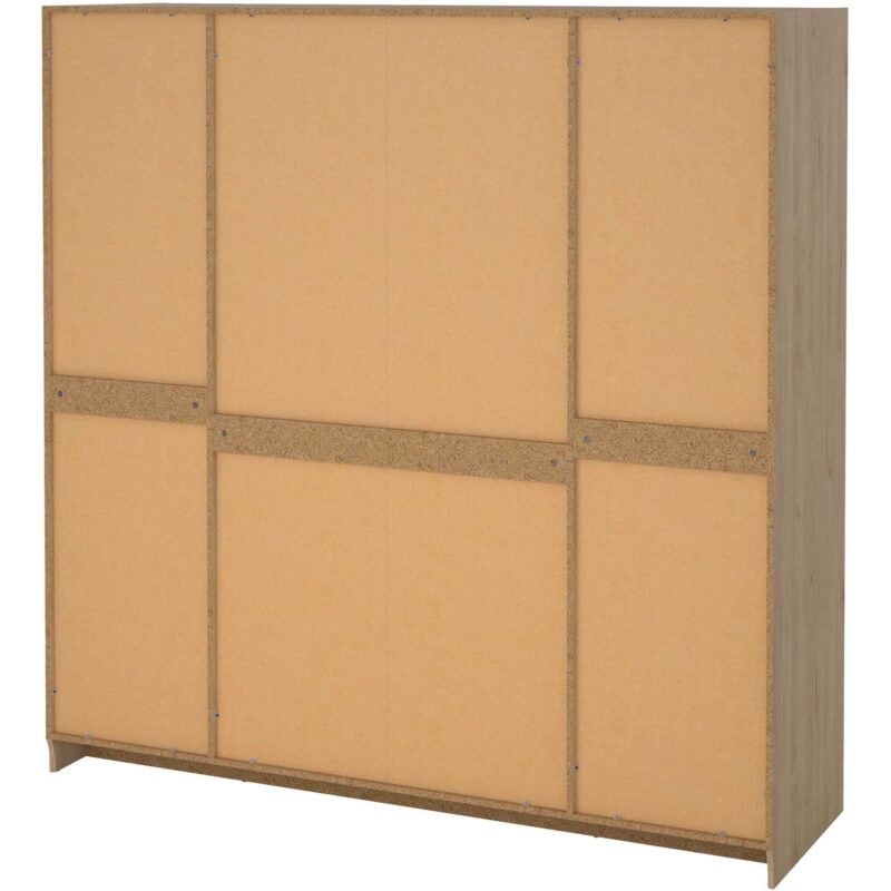 Furniture To Go Brande Oak 4 Door Wardrobe The Home and Office Stores