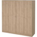 Furniture To Go Brande Oak 4 Door Wardrobe The Home and Office Stores