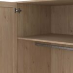 Furniture To Go Brande Oak 4 Door Wardrobe The Home and Office Stores