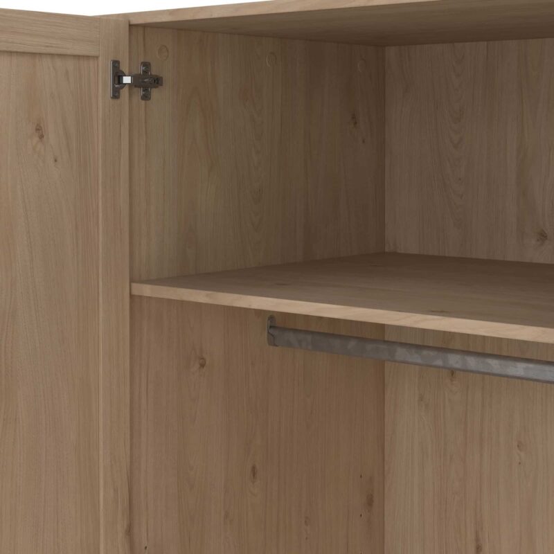 Furniture To Go Brande Oak 4 Door Wardrobe The Home and Office Stores