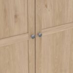 Furniture To Go Brande Oak 4 Door Wardrobe The Home and Office Stores