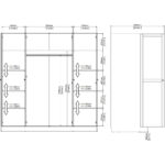 Furniture To Go Brande Oak 4 Door Wardrobe The Home and Office Stores