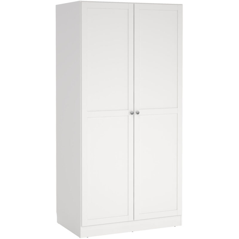 Furniture To Go Brande white 2 door wardrobe