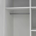 Furniture To Go Brande White 2 Door Wardrobe The Home and Office Stores