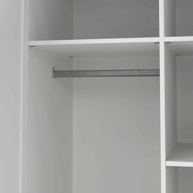 Furniture To Go Brande White 2 Door Wardrobe The Home and Office Stores