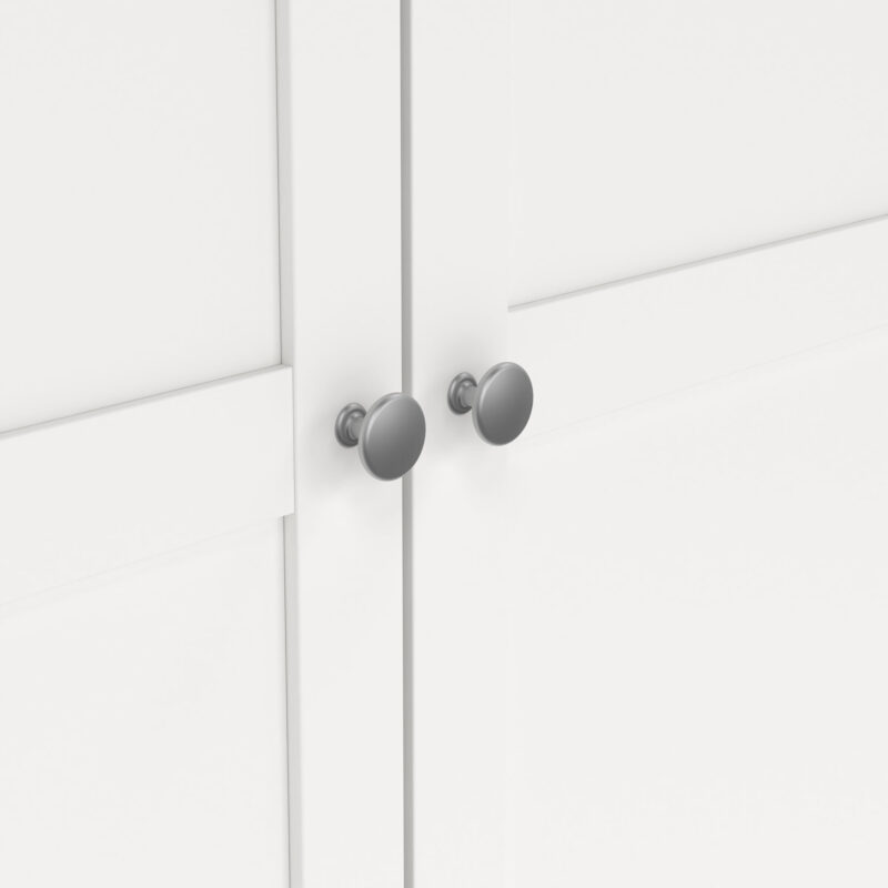 Furniture To Go Brande White 2 Door Wardrobe The Home and Office Stores