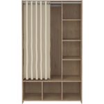 Furniture To Go Uppsala Open Oak Wardrobe The Home and Office Stores