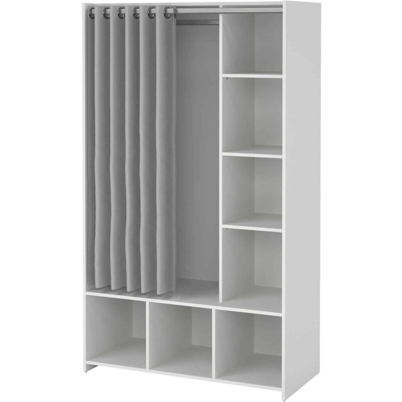 Furniture To Go Uppsala Open White Wardrobe The Home and Office Stores