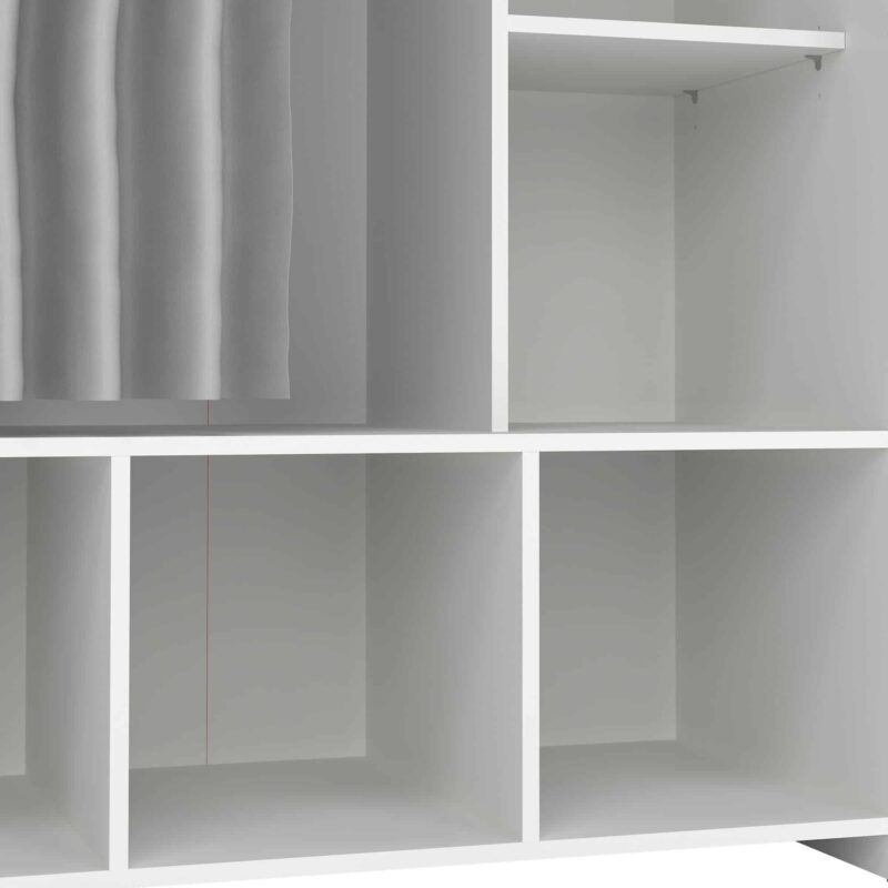 Furniture To Go Uppsala Open White Wardrobe The Home and Office Stores