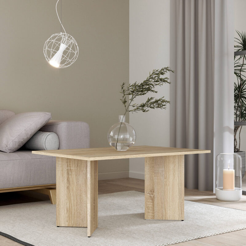 Furniture To Go Karon Oak Coffee Table The Home and Office Stores