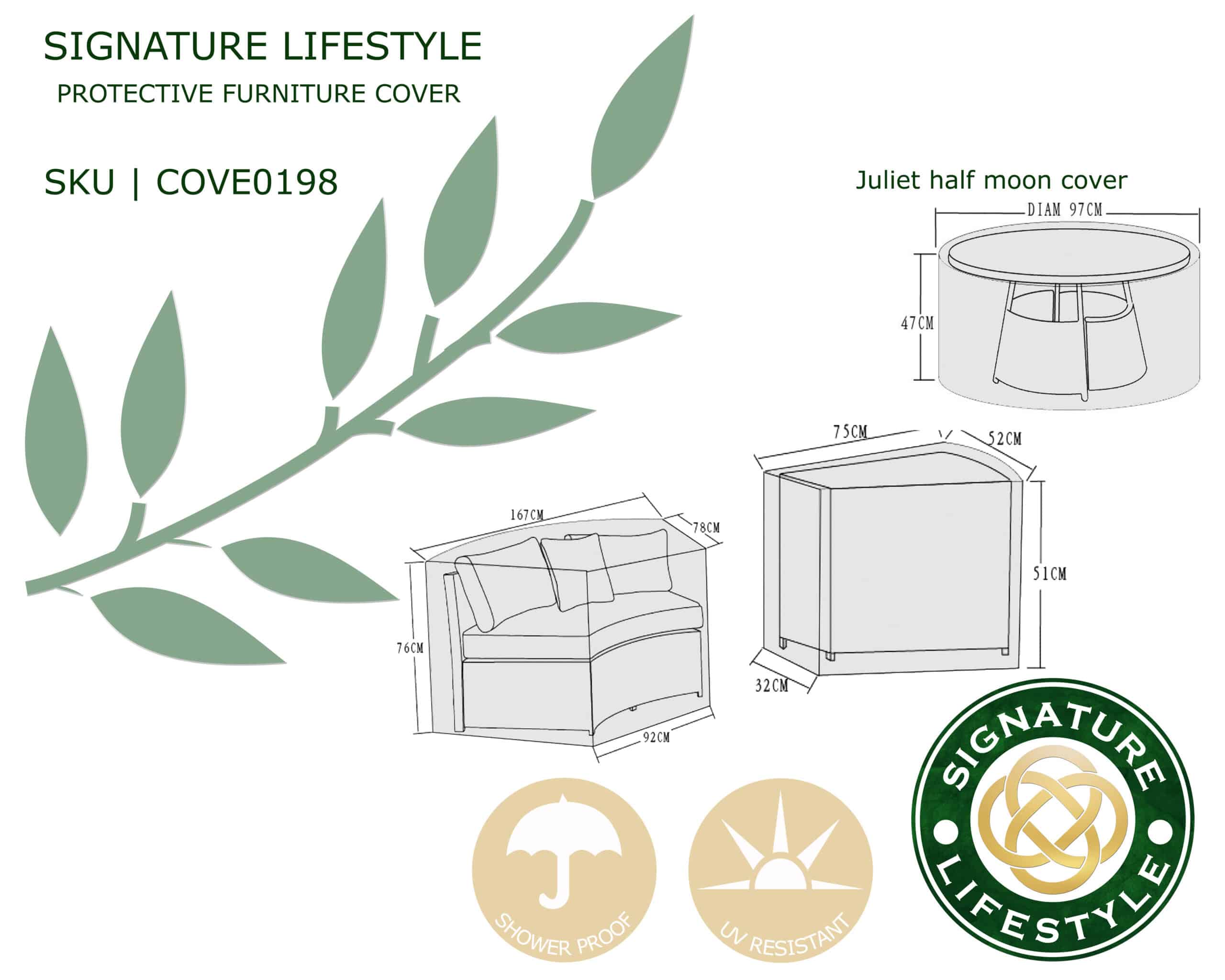 signature weave protective cover cove0198