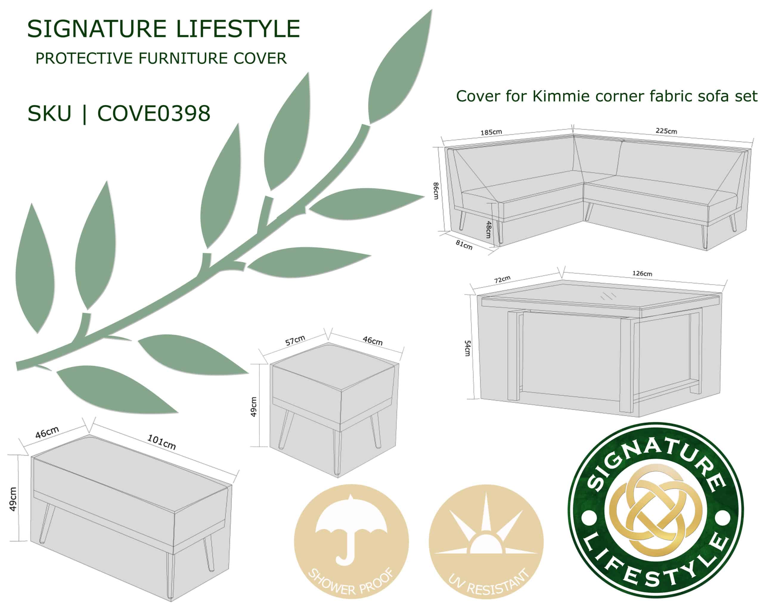 signature weave protective cover cove0398