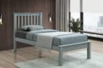 Flintshire Furniture Rossett grey wooden bed