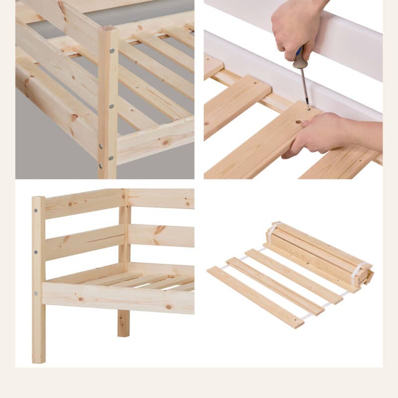 Hoppekids Shorty Daybed Natural The Home and Office Stores