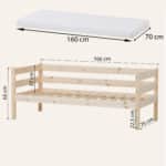 Hoppekids Shorty Daybed Natural The Home and Office Stores