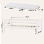 Hoppekids Shorty Daybed White The Home and Office Stores