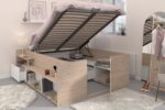 Parisot Travel 3 ottoman storage bed