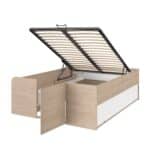 Parisot Travel 3 Ottoman Storage Bed The Home and Office Stores