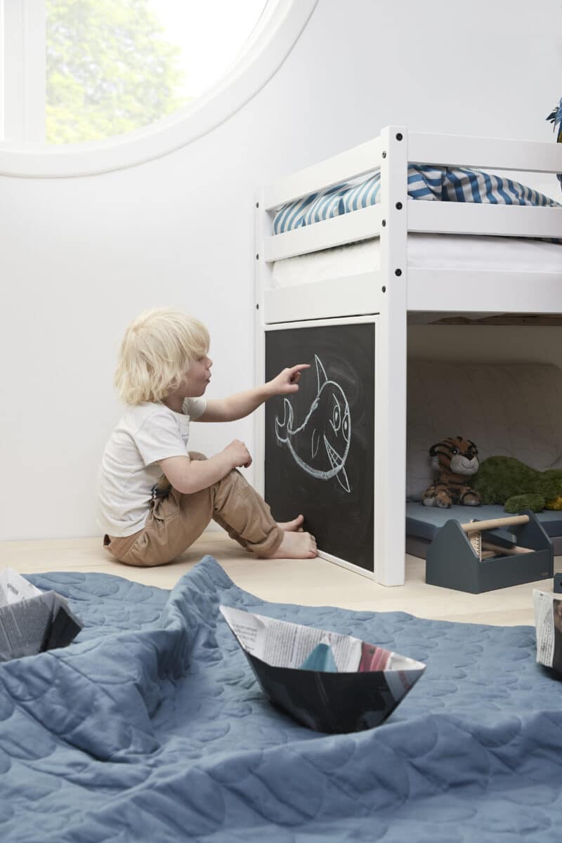 Thuka Alfred Sailor Mid Sleeper Bed with Blackboard The Home and Office Stores