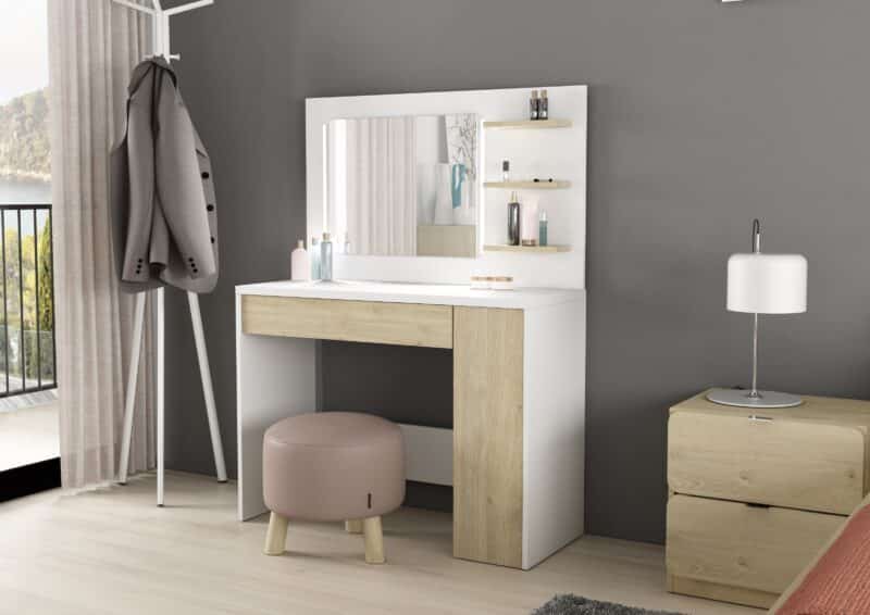 Trasman Glamour Beauty Bar Dressing Table The Home and Office Stores