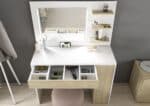 Trasman Glamour Beauty Bar Dressing Table The Home and Office Stores