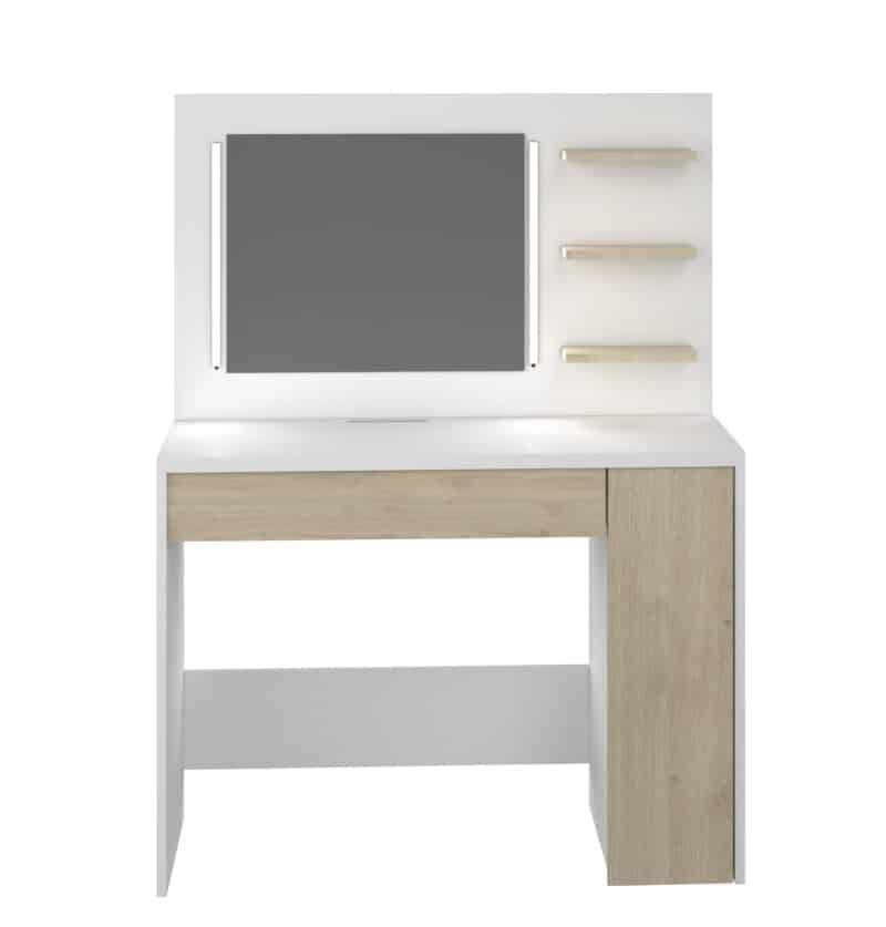 Trasman Glamour Beauty Bar Dressing Table The Home and Office Stores