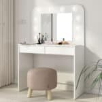 Trasman Hollywood Beauty Bar Dressing Table The Home and Office Stores