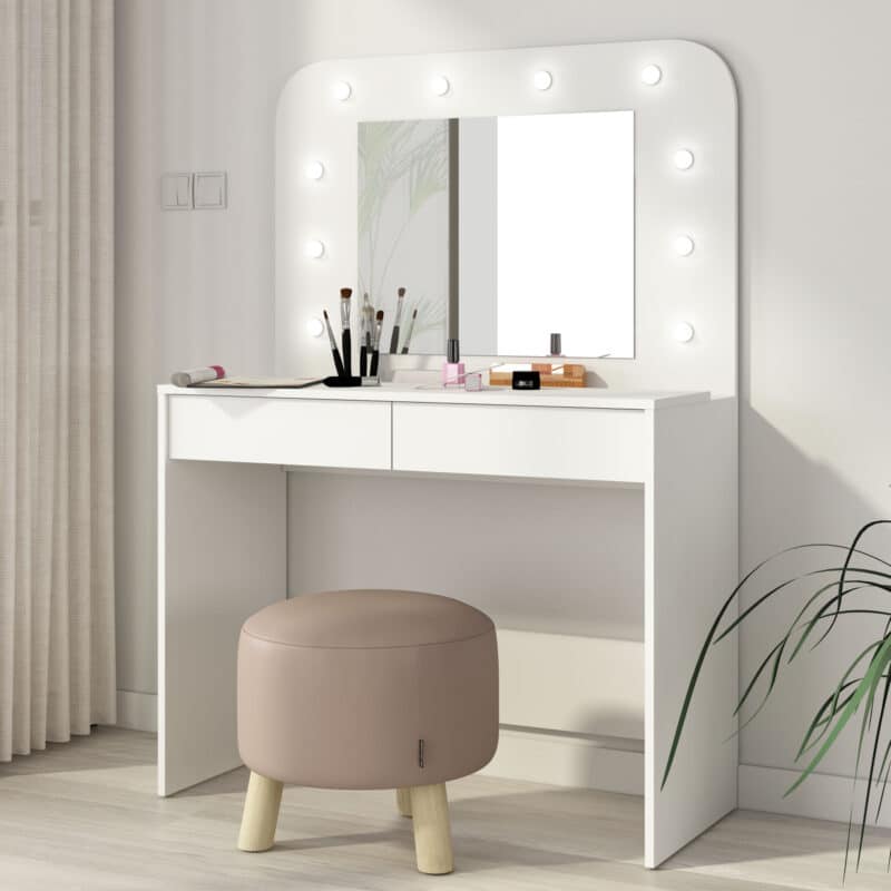 Trasman Hollywood Beauty Bar Dressing Table The Home and Office Stores