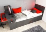Trasman Kids B Zone Gaming Single Bed With Trundle Drawer The Home and Office Stores