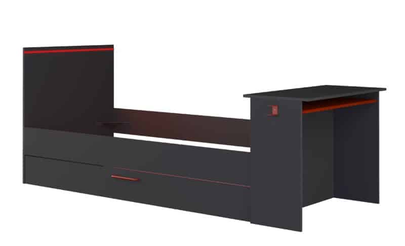 Trasman Kids B Zone Gaming Single Bed With Trundle Drawer The Home and Office Stores