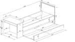Trasman Kids B Zone Gaming Single Bed With Trundle Drawer The Home and Office Stores