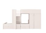 Trasman Kids Barca Bunk Bed All White The Home and Office Stores