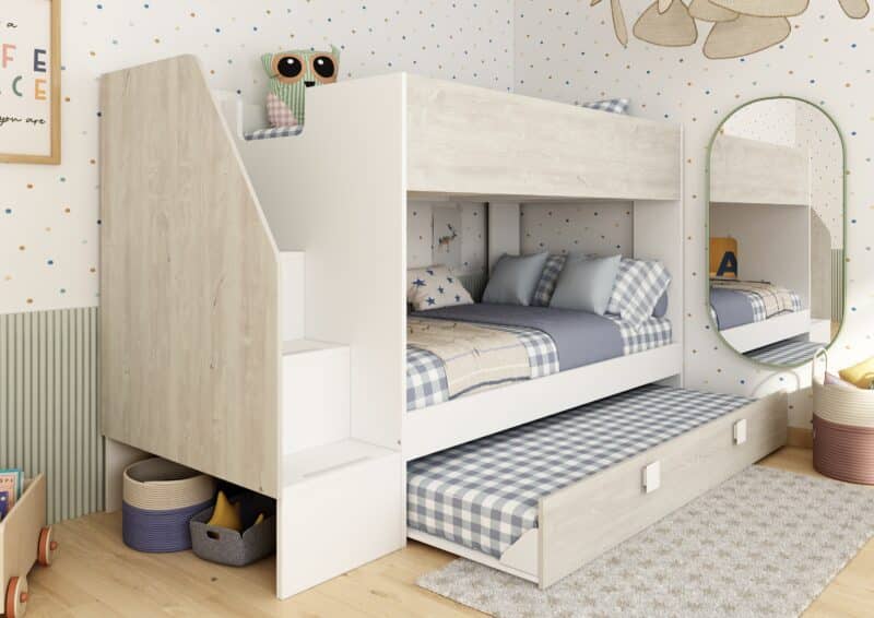 Trasman Kids Easy bunkbed with staircase