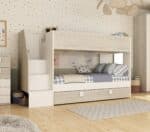 Trasman Kids Easy Bunkbed with Staircase The Home and Office Stores