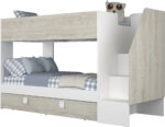 Trasman Kids Easy Bunkbed with Staircase The Home and Office Stores